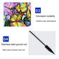 Simulation butterfly flower solar light with stainless steel ground rod