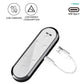 Car door warning light module with USB Type-C charging cable and gray oval body