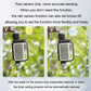 Automatic rain-sensor water timer with sensor area shown getting wet
