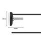 23mm round spotlight mounting base with screw, approx 28mm height and 30mm width