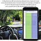 Mobile app screen showing OBD-II diagnostics data table for a connected vehicle