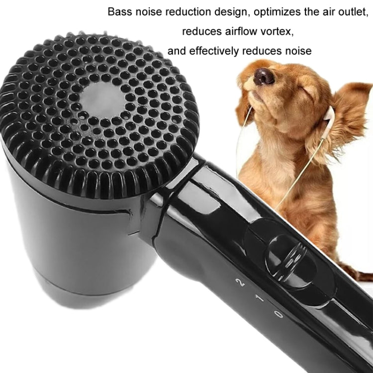 Handheld car hair dryer with round vented nozzle grille