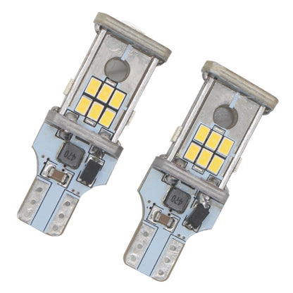 Automotive LED reversing light bulbs, two compact modules with yellow LED arrays