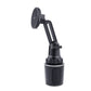 Black MagSafe wireless charging cup holder bracket with adjustable phone holder arm