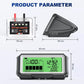 12V battery tester with LCD display and transparent battery-monitor module