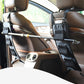 Car back seat fishing rod strap storage bag holding rods with padded pocket inserts