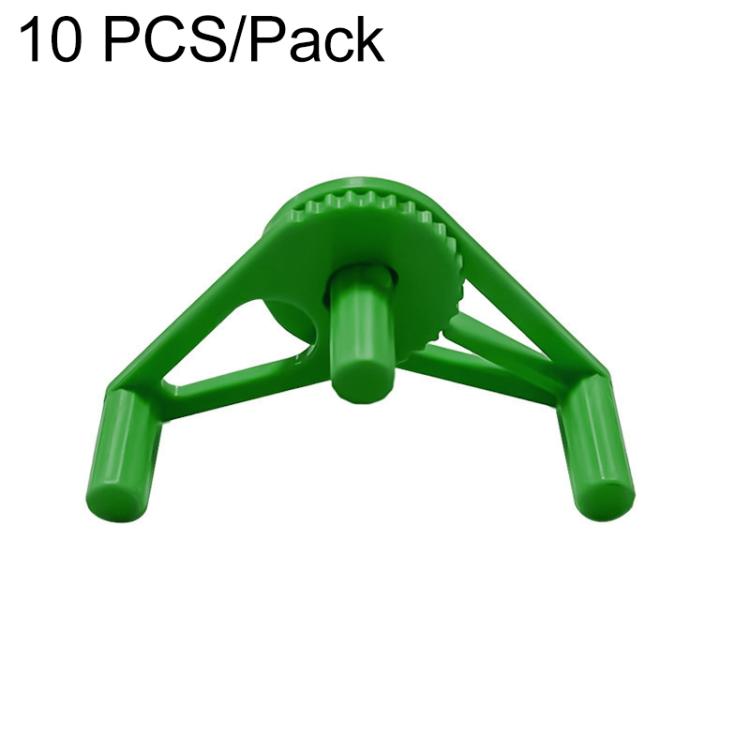 Green plant training clip, adjustable stem bender, 10-pack