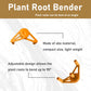 Orange plant training clip diagram, adjustable angle design
