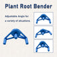 Blue plant training clip with adjustable angle views, 10-pack