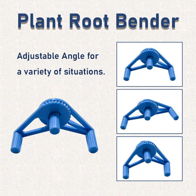 Blue plant training clip with adjustable angle views, 10-pack