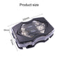 Car audio power fuse holder, black housing with clear top cover and fuse modules
