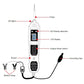 Diode tester feature diagram showing probe, LED polarity detection, and LCD display
