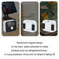 Digital kitchen timer shown front and back with reinforced magnet base