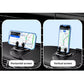 Black phone holder anti-skid pad with horizontal and vertical screen support