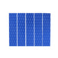 Blue EVA diamond anti-skid surfboard pads with raised traction diamond pattern