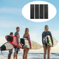 Black EVA diamond anti-skid surfboard traction pads on tail areas of boards