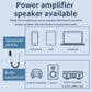 Bluetooth car audio receiver adapter showing USB and 3.5mm audio input/output