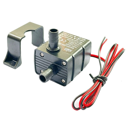 DC12V brushless micro water pump with nozzle inlet/outlet and red/black power wires