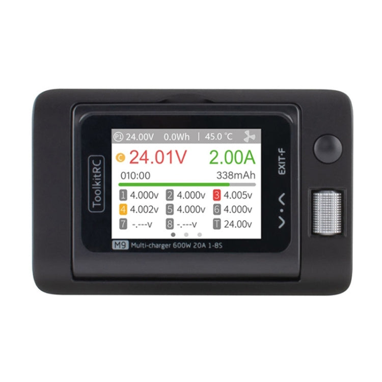 RC Li-Po battery balance charger with color LCD screen and control buttons