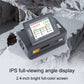 RC Li-Po balance charger with LCD display and front connector ports on base