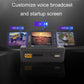RC Li-Po charger with voice startup display and built-in front speaker grille