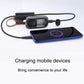 ToolkitRC M4 pocket LiPo balance charger with connected cable and adapter