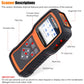 FOXWELL NT630 Plus OBD2 scanner labeled ports, screen, and button layout