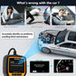 FOXWELL NT301 OBD2 code reader with error code screen and vehicle diagnostic info