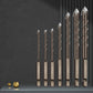 Assorted hex shank spiral flute drill bits for glass and tile, set of multiple sizes