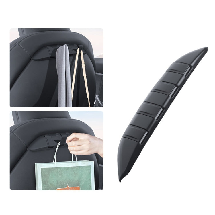 Seat back hook bracket with multi hooks for hanging small items