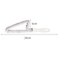 Window trough crevice brush with white handle and dense scrubbing bristle head