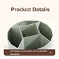Geometric rotating holder interior, light green with multi-compartment grid