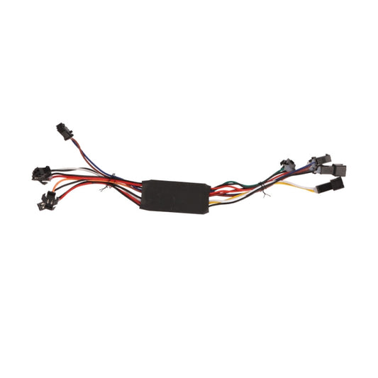 Electric scooter controller connection cable with multi-wire harness and conversion block