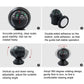 360° rotating black compass guide ball with clear dial and adjustable mount
