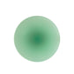 Round translucent green gradient acrylic coaster pad.