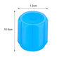 Blue luminous tire valve cap size: 10.5 cm tall, 1.2 cm diameter