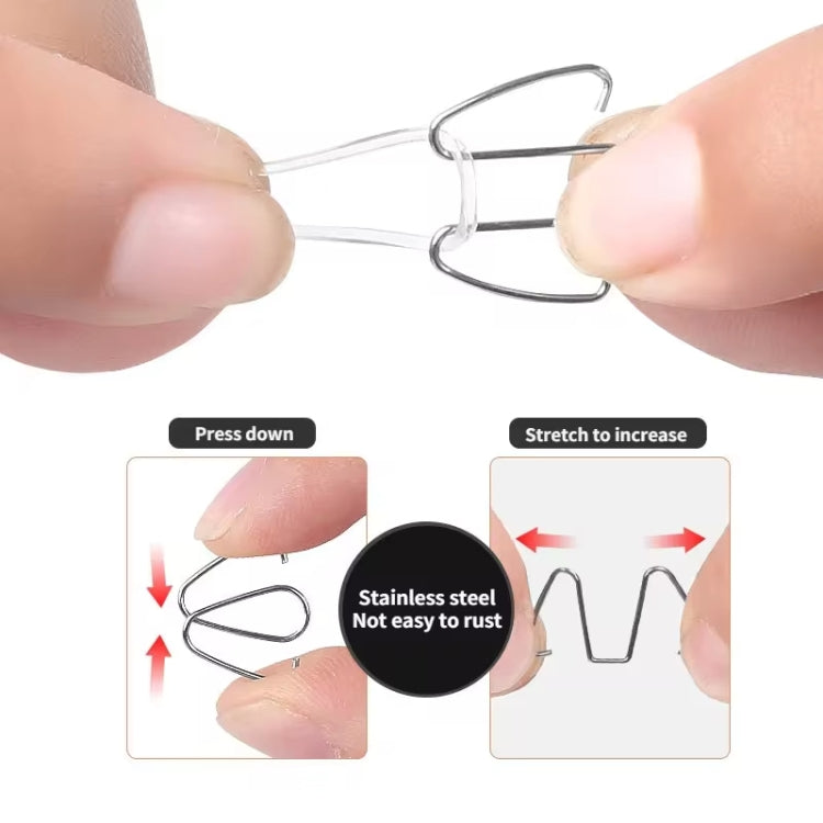Hands applying stainless steel toe nail orthotic hook