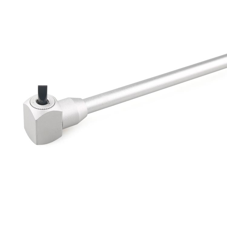 Square drive head screwdriver bit for 90-degree pilot screw adjustment
