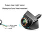 Adjustable 360-degree fisheye reversing camera with metal housing and lens