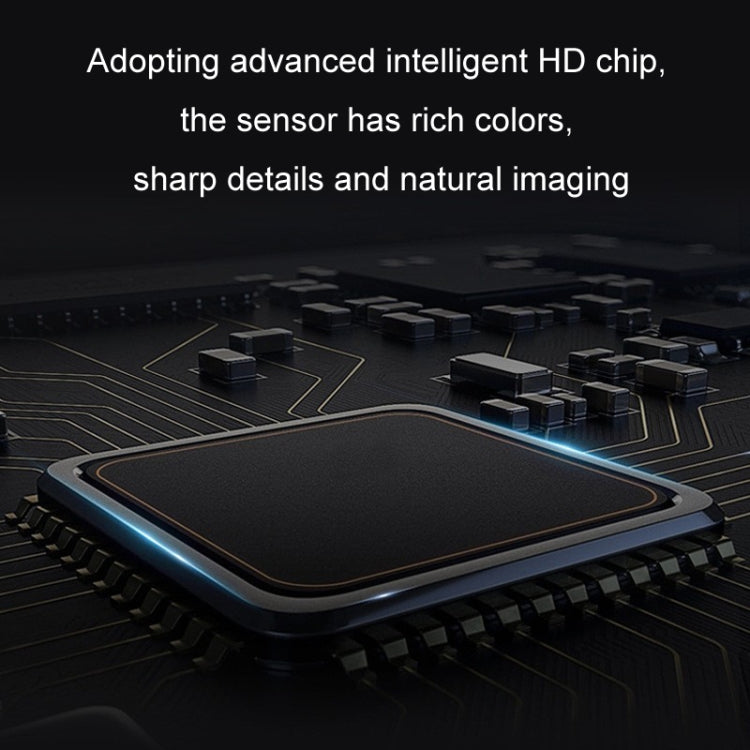 HD imaging sensor chip module with circuit traces and surface microchips