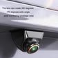 360-degree rotatable fisheye reversing camera mounted under vehicle trim