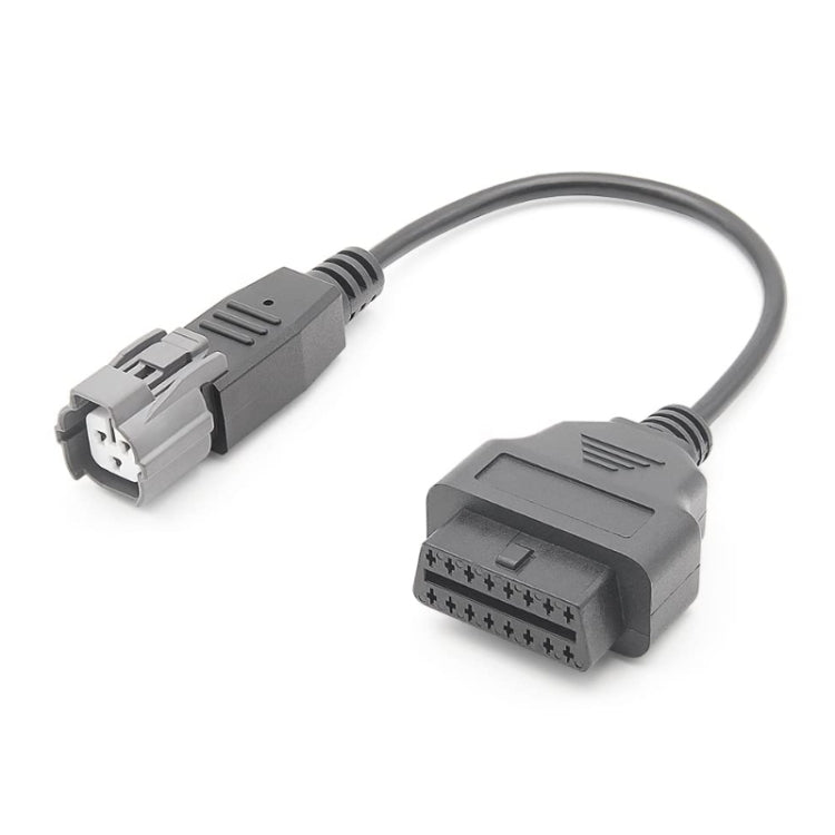 OBD diagnostic cable adapter with 3-pin connector and OBDII female port