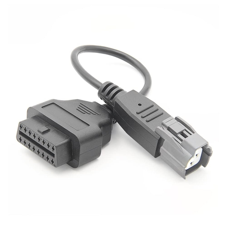 3-pin diagnostic cable adapter with both gray connectors and looped cable