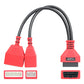 OBD gateway adapter cable set with multiple 16+32 pin connectors for Nissan