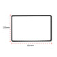 Silicone screen protector frame with 230 x 360 mm dimensions