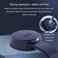 Black suction cup mount with curved arm for car tablet and phone holder