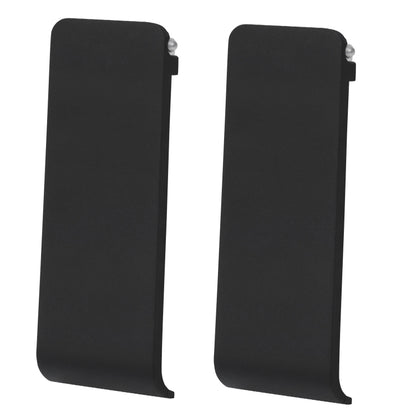 Replacement kickstand back shell holder for Nintendo Switch, black, two-piece set