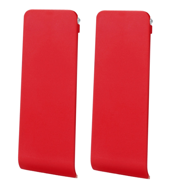 Replacement kickstand back shell holder for Nintendo Switch, red, two-piece set