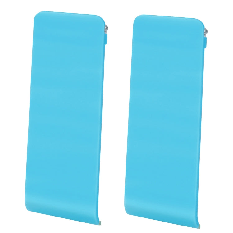 Replacement kickstand back shell holder for Nintendo Switch, blue, two-piece set