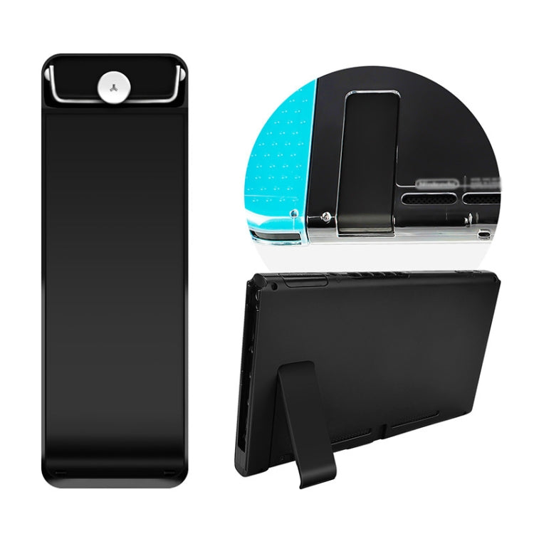 Black replacement kickstand back shell holder for Nintendo Switch with kickstand